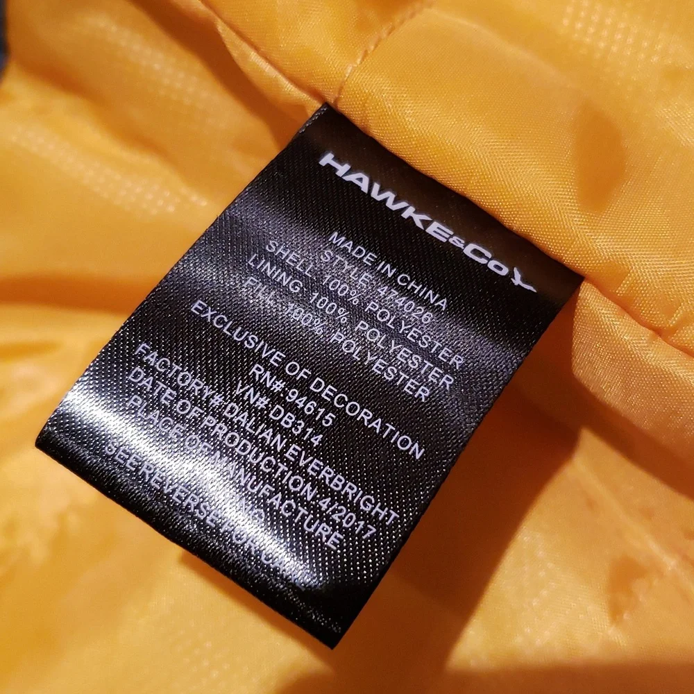 Hawke & Co. NEW Jacket Kids Reggie Hooded Tonal Vestee Parka (Little Boys)